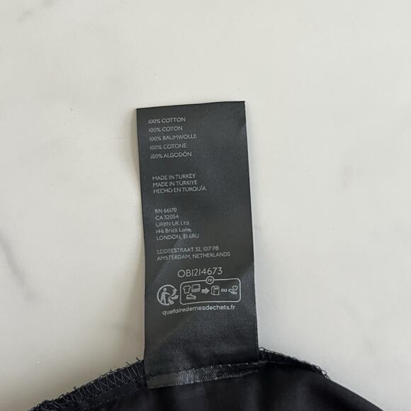 Anthropologie The Somerset Maxi Dress black Size S Minimalist Coastal boho chic - Picture 10 of 13